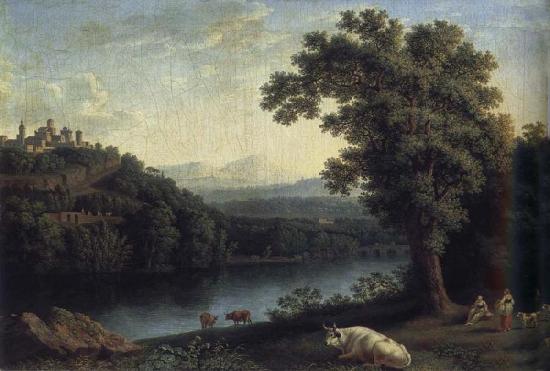 Jakob Philipp Hackert Landscape with River oil painting picture